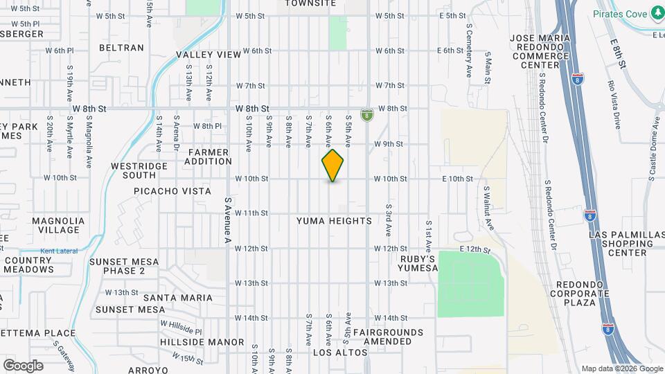 1003 S 6th Ave Map and Location Details