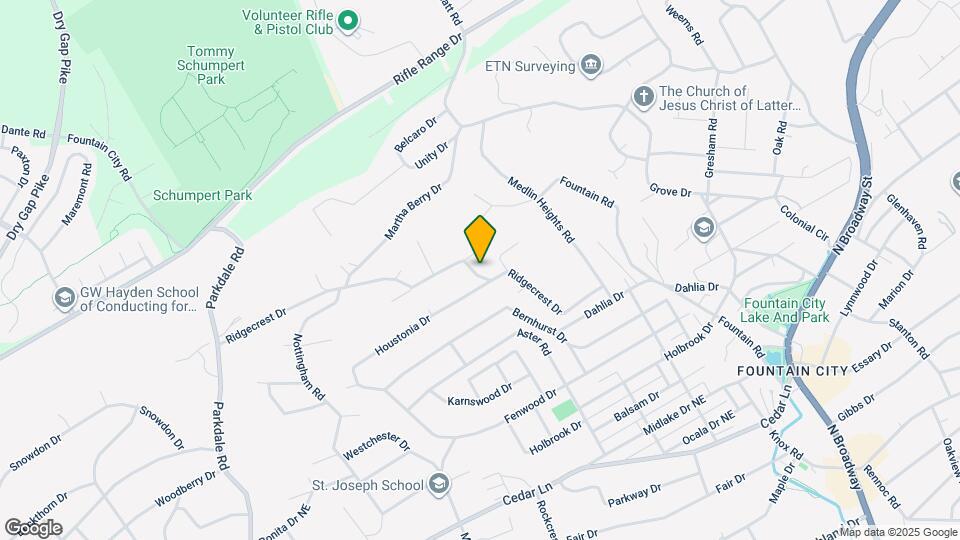 2305 Ridgecrest Dr Map and Location Details