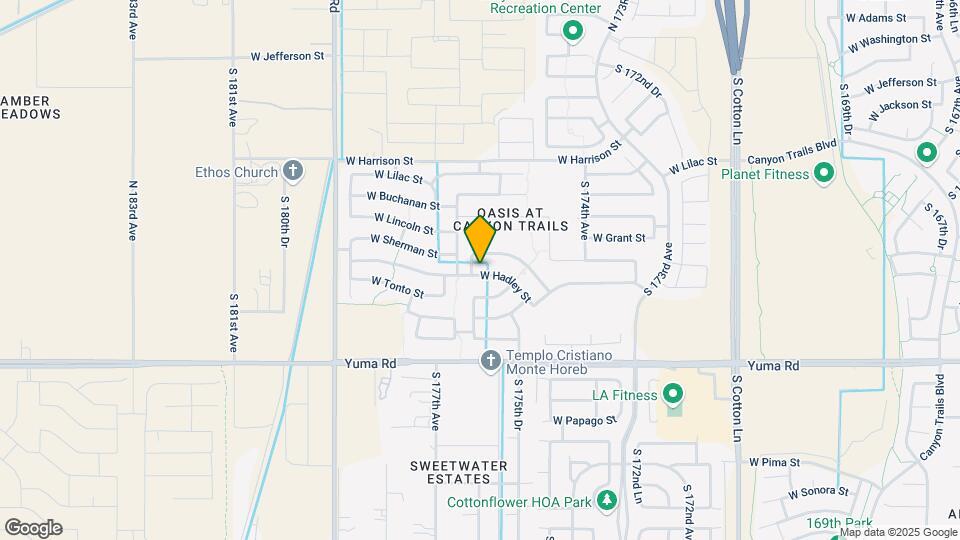 17584 W Hadley St Map and Location Details