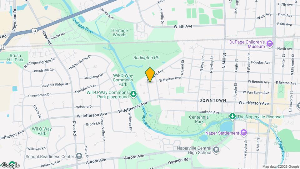 1028 Douglas Ave Map and Location Details