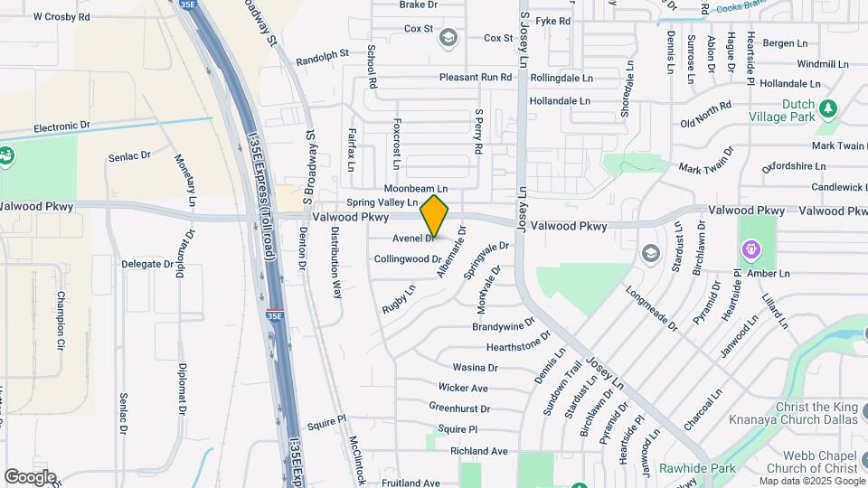 2560 Avenel Dr Map and Location Details