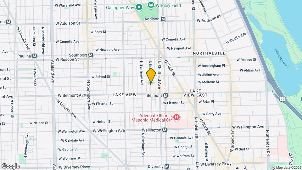3234 N Kenmore Ave, Unit 3C Map and Location Details