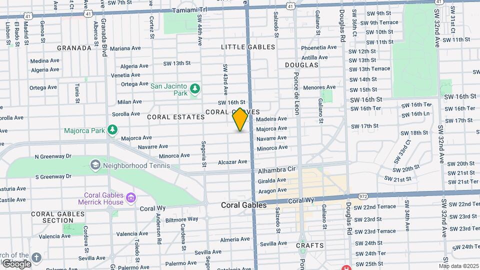 422 Majorca Ave Map and Location Details