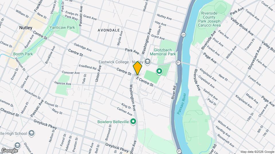 134 E Centre St Map and Location Details