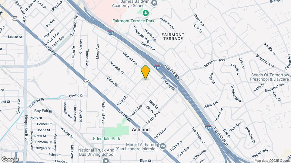 1656 162nd Ave Map and Location Details