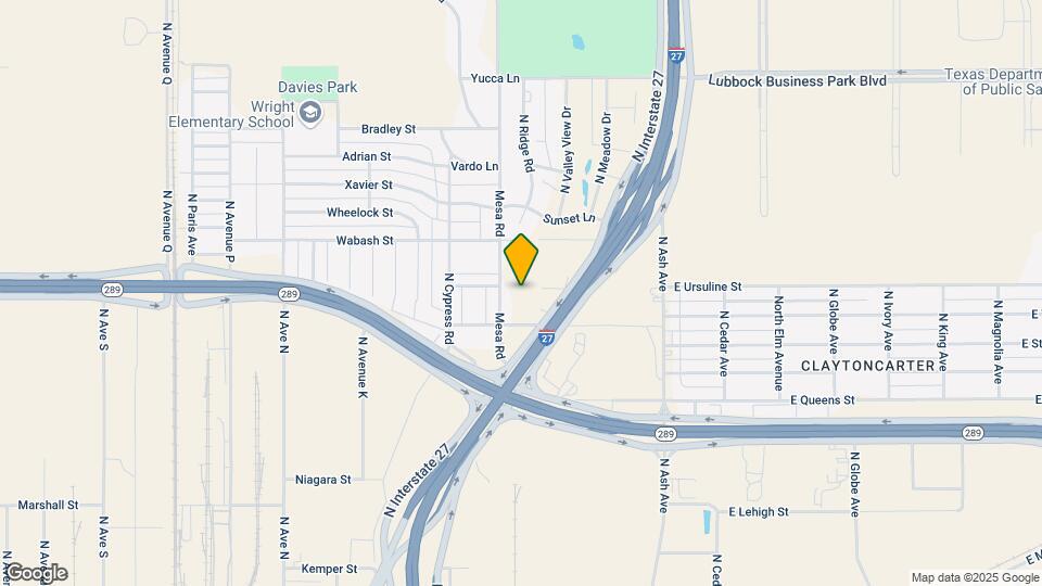 2107 N Avenue J Mapa y Detalles de la Ubicación