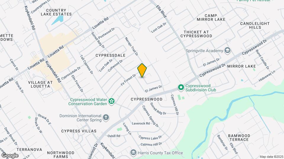 17719 Cassina Dr Map and Location Details