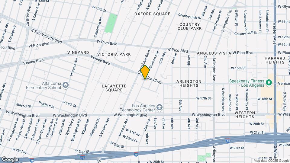 1622 S Bronson Ave, Unit 1622 s Bronson Map and Location Details