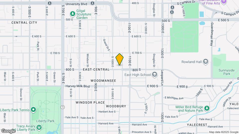 1031 E 800 S Map and Location Details