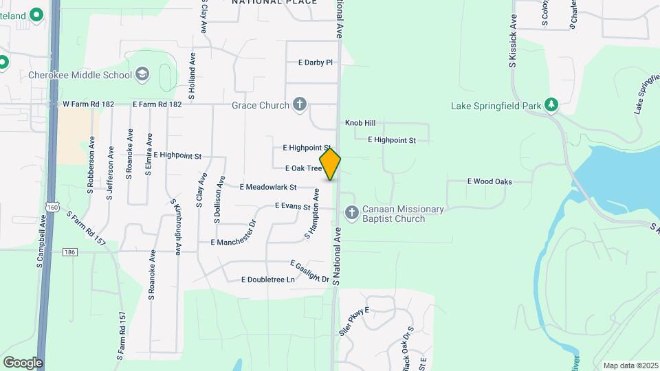 5615 S Farm Rd 163 Map and Location Details