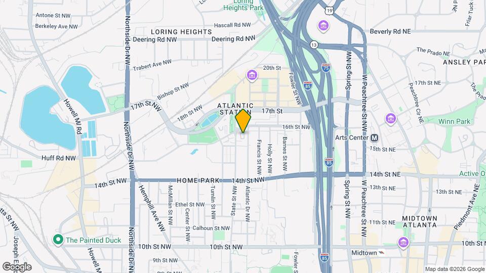 1292 Atlantic Dr NW Map and Location Details