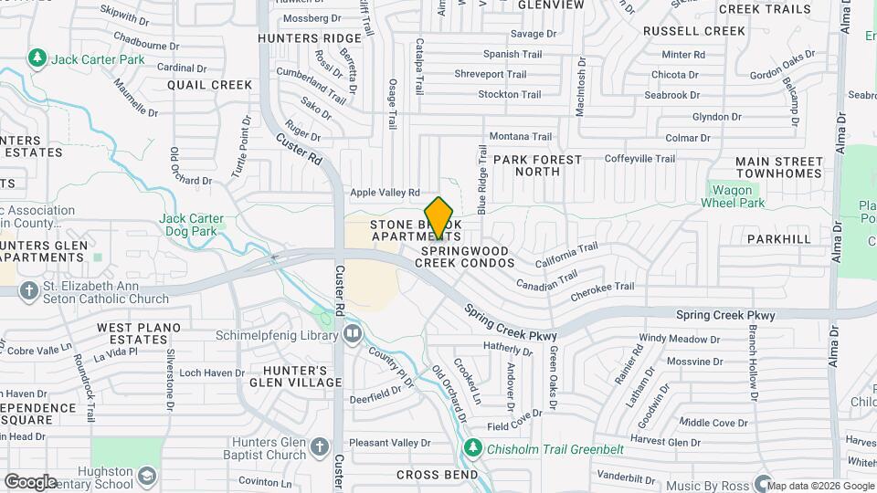 1809 Spring Creek Pkwy Map and Location Details