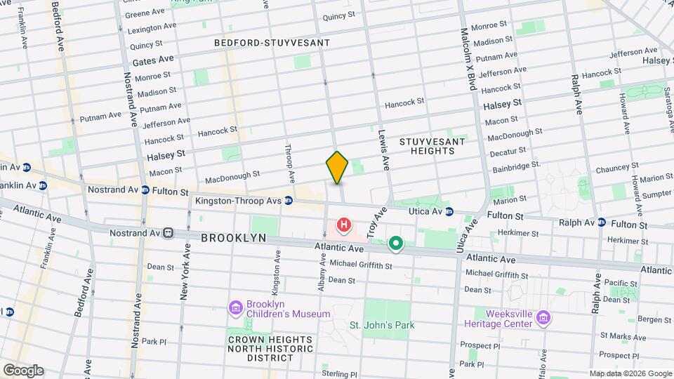 476 Marcus Garvey Blvd Map and Location Details