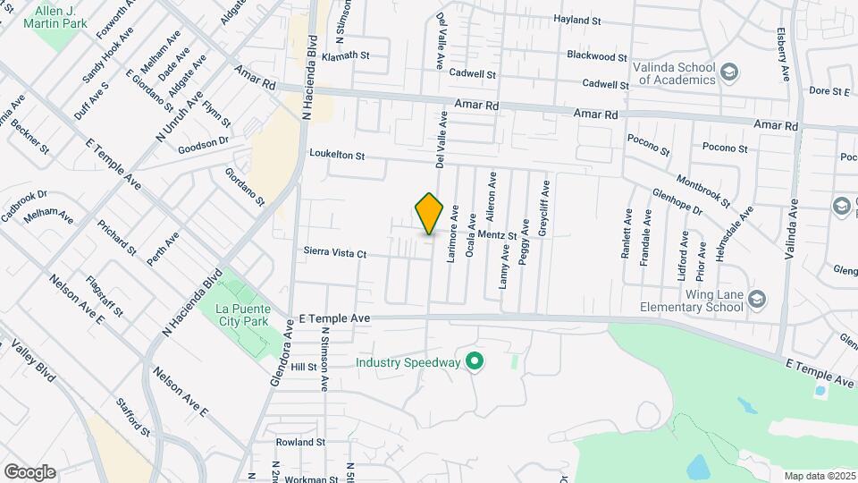 715-725 N Del Valle Ave Map and Location Details