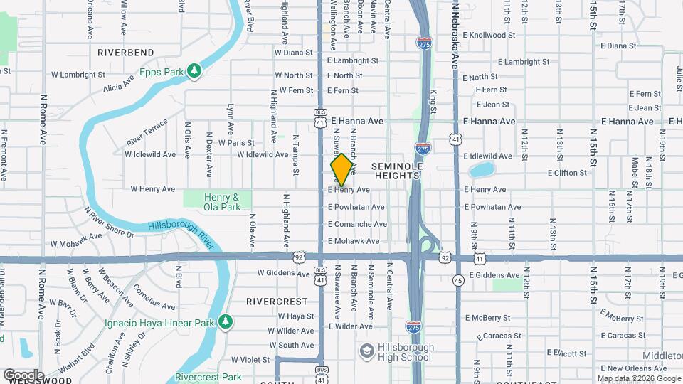 5709 N Suwanee Ave Map and Location Details