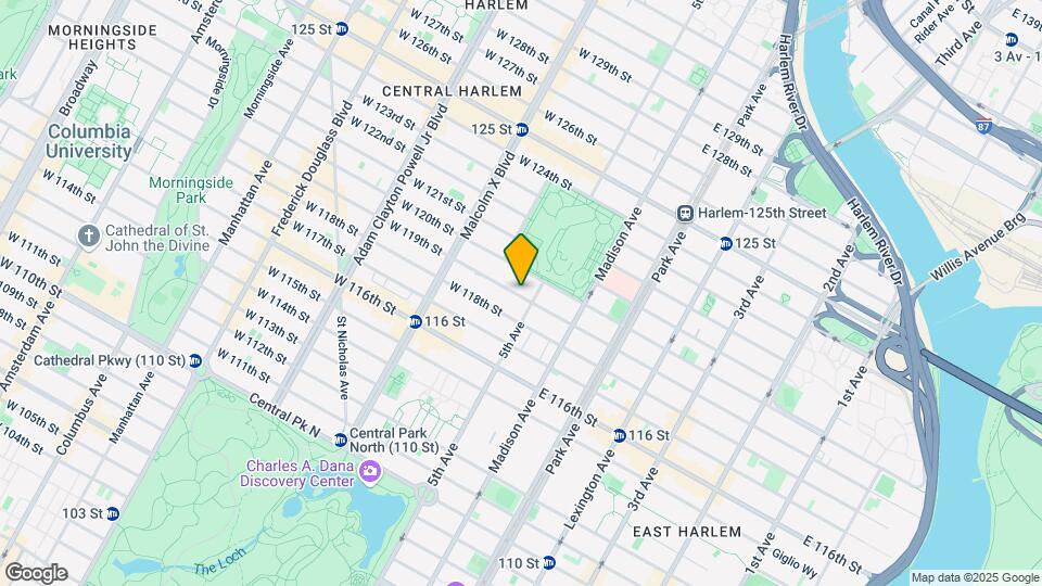 9 W 119th St Map and Location Details