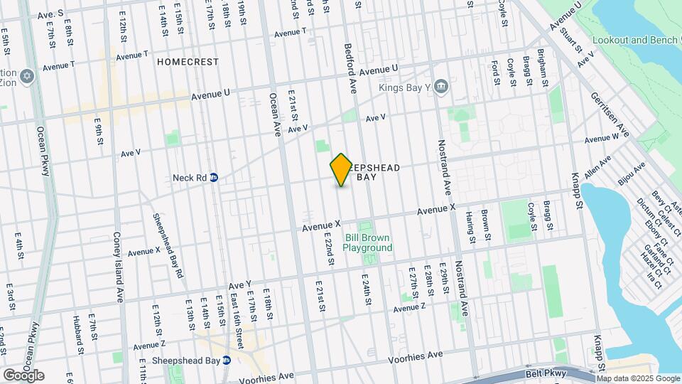 2327 E 23rd St, Unit 2 Map and Location Details