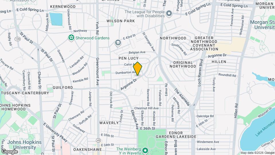 818 Argonne Dr Map and Location Details