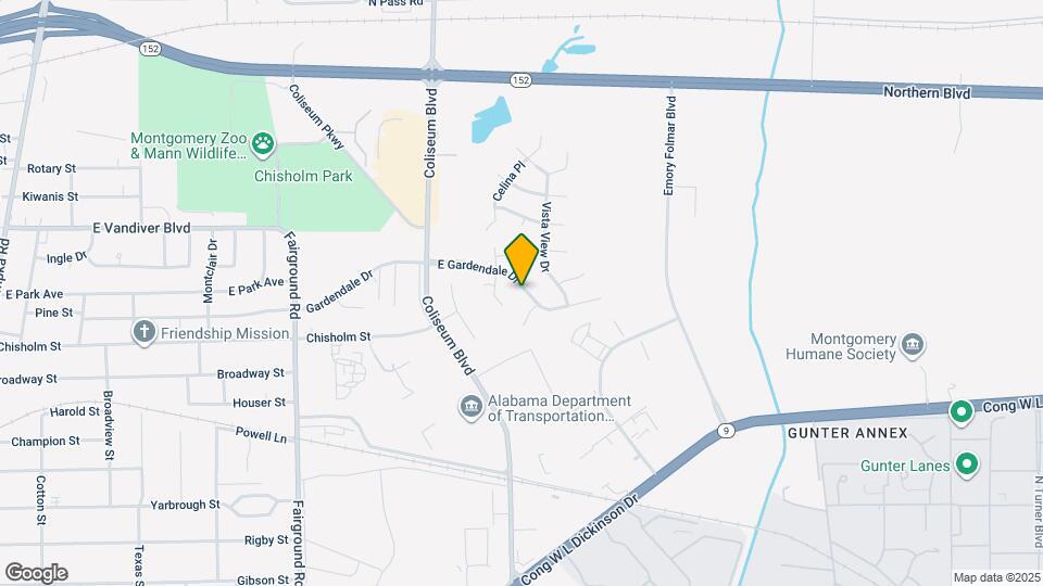 728 E Gardendale Dr Map and Location Details