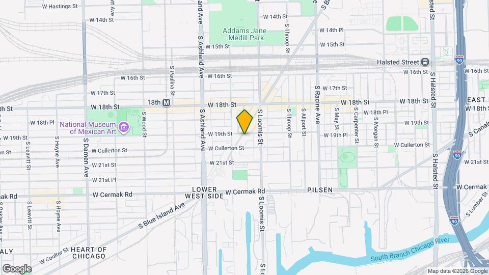 1903 S Blue Island Ave, Unit 2 Map and Location Details