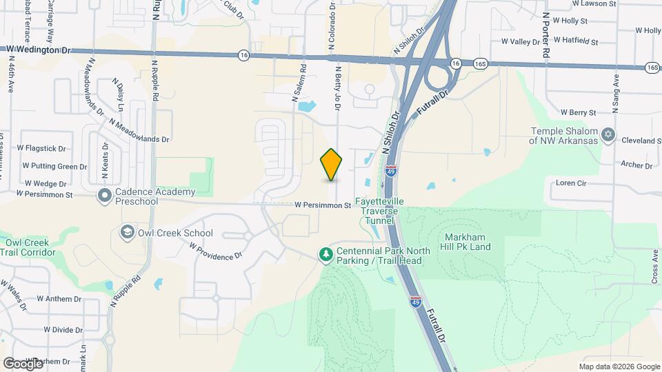 543 N Betty Jo Dr Map and Location Details