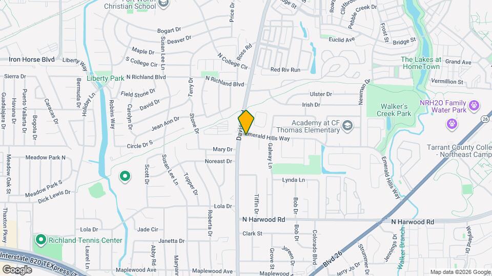 7808 Emerald Hills Way Map and Location Details