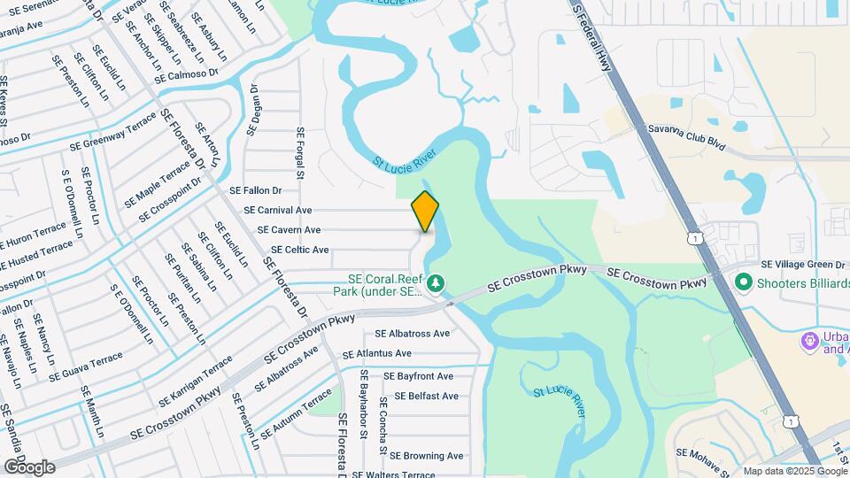 1075 SE Coral Reef St Map and Location Details