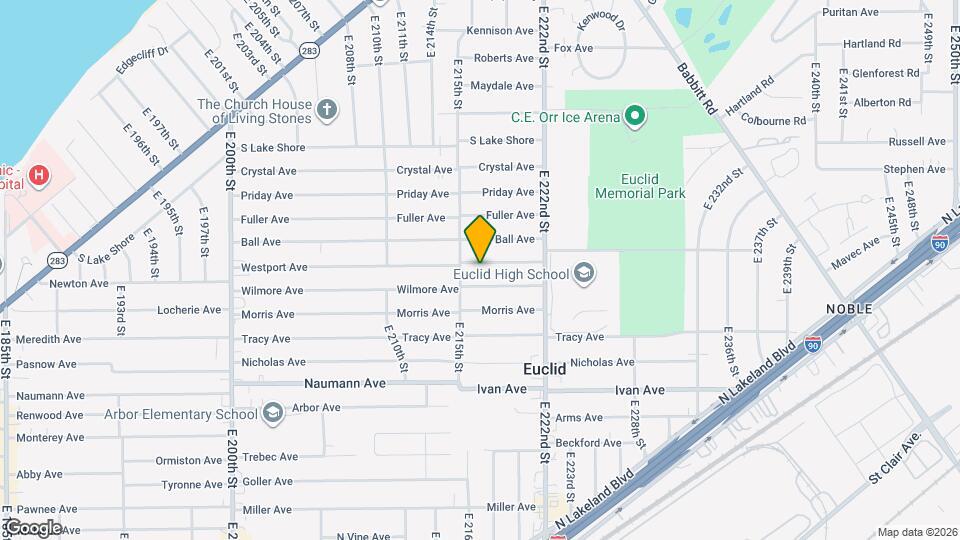 21700 Westport Ave Map and Location Details