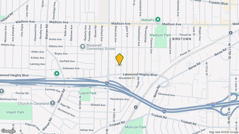 2202 Wyandotte Ave Map and Location Details