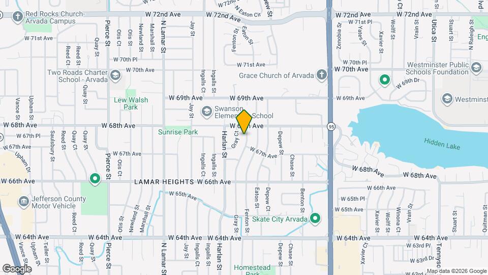 6743 Gray St Map and Location Details