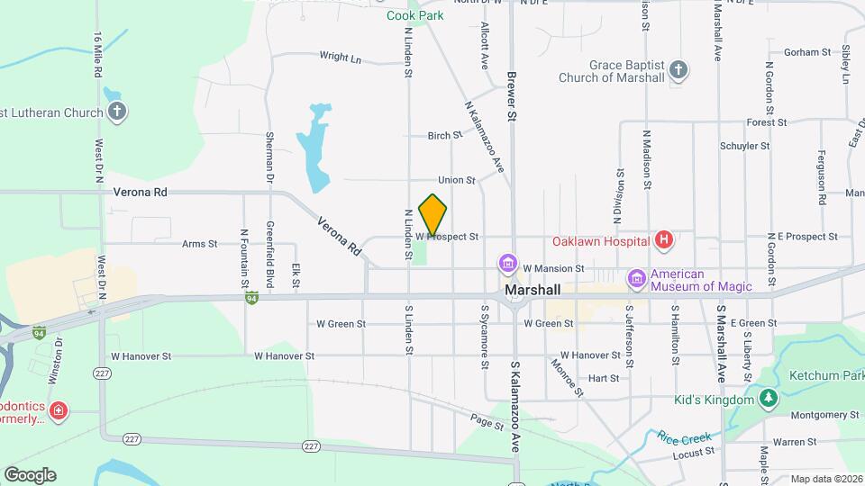 611 W Prospect St, Unit 2 Map and Location Details