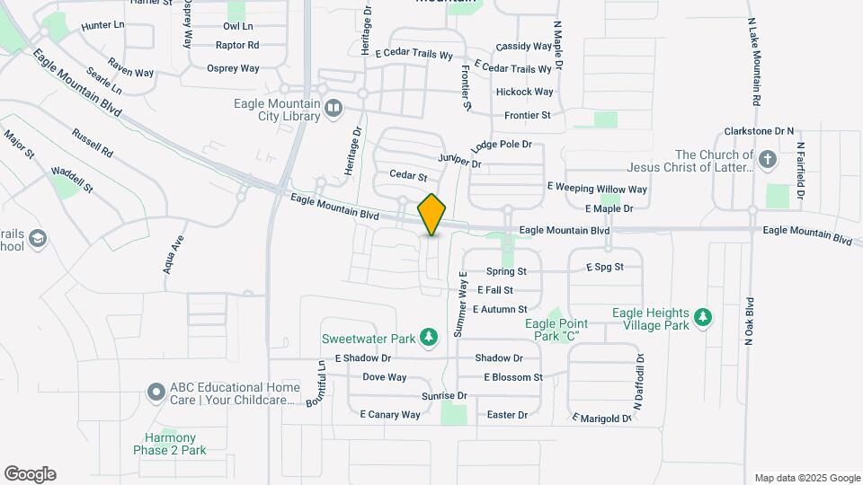 3966 N Eagle Point Ln Map and Location Details