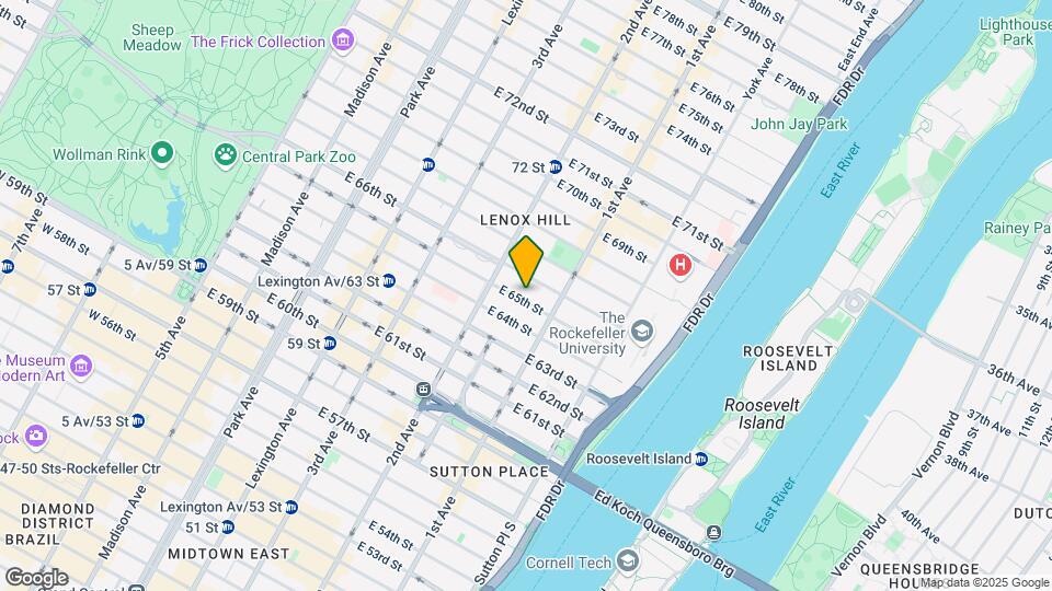 331 E 65th St Map and Location Details