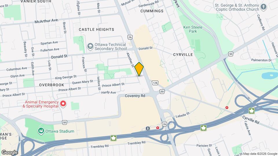 725 Alesther St Map and Location Details