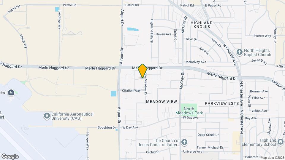 3721 Pine Meadow Dr Map and Location Details