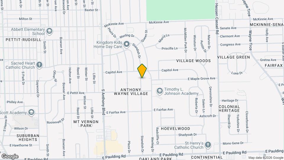4609 Standish Dr Map and Location Details
