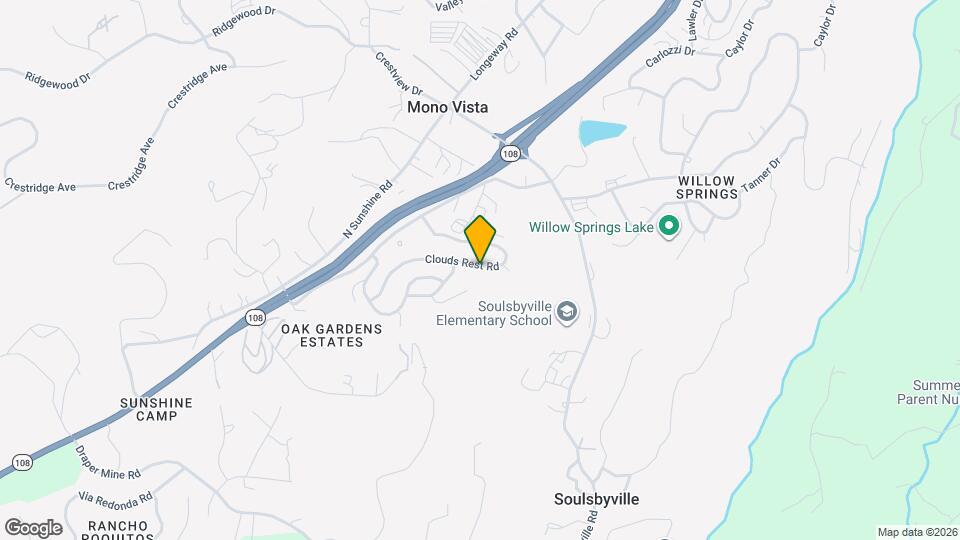 18012 Clouds Rest Rd Map and Location Details