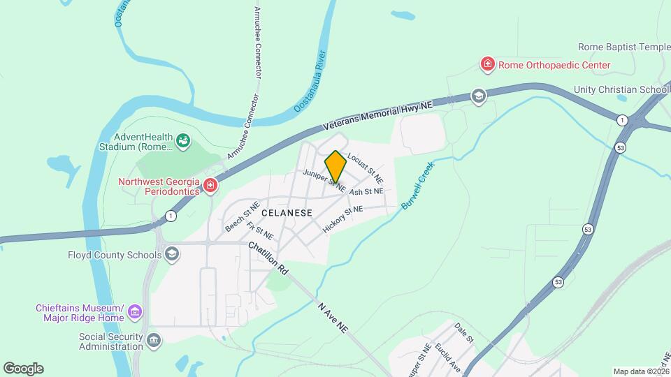 7 Juniper St NE Map and Location Details