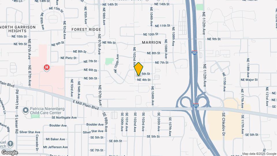 10214 NE 4th St Map and Location Details