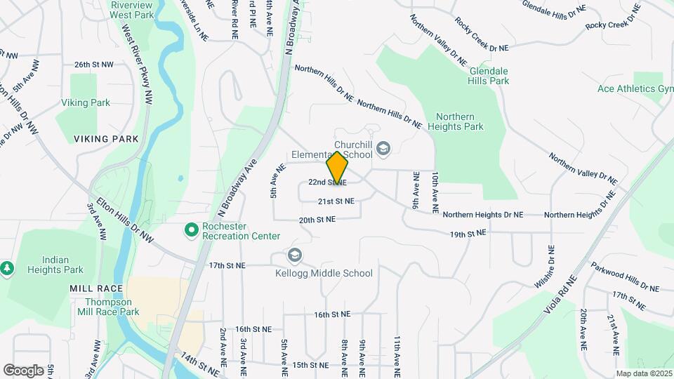 608 22nd St NE Mapa y Detalles de la Ubicación