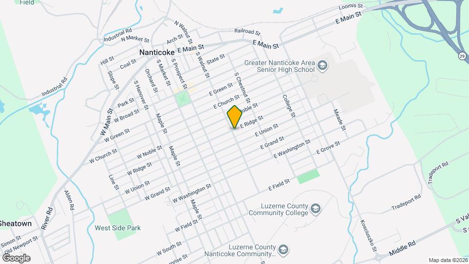 201 E Ridge St, Unit #2 Map and Location Details