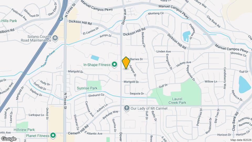 712 Magnolia Ct Mapa y Detalles de la Ubicación