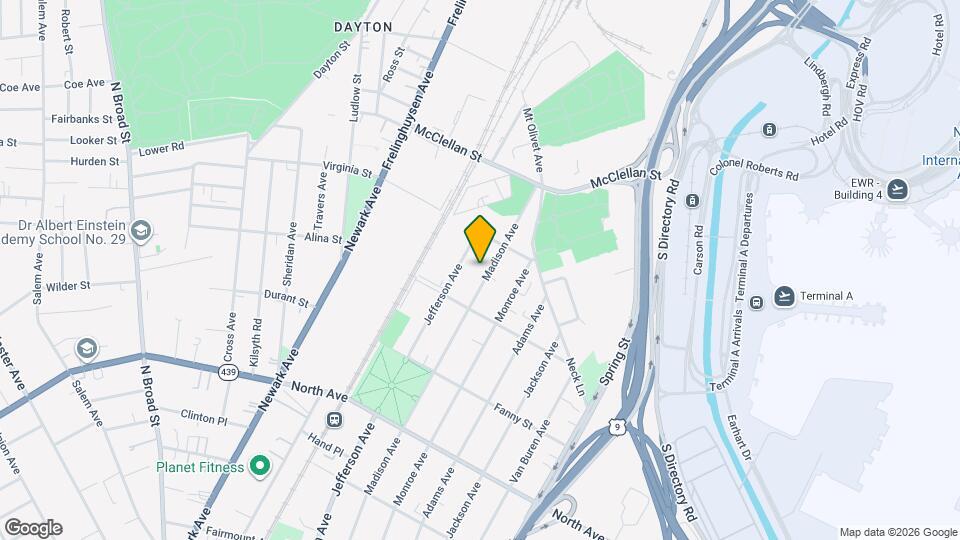 1034 Madison Ave Map and Location Details