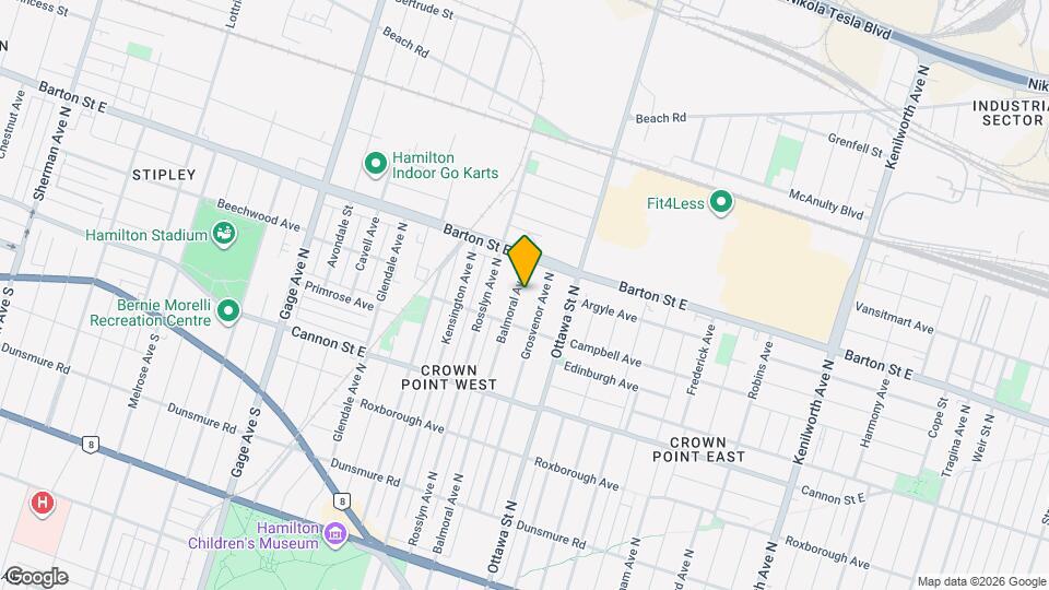 276 Balmoral Ave N Map and Location Details