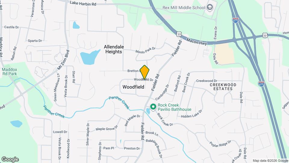 3011 Woodfield Dr Map and Location Details