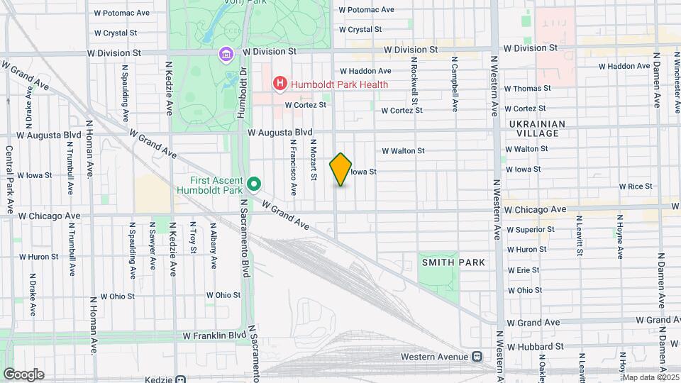 829 N California Ave Map and Location Details