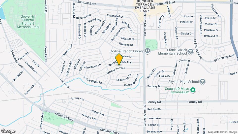 5731 Emrose Terrace Map and Location Details