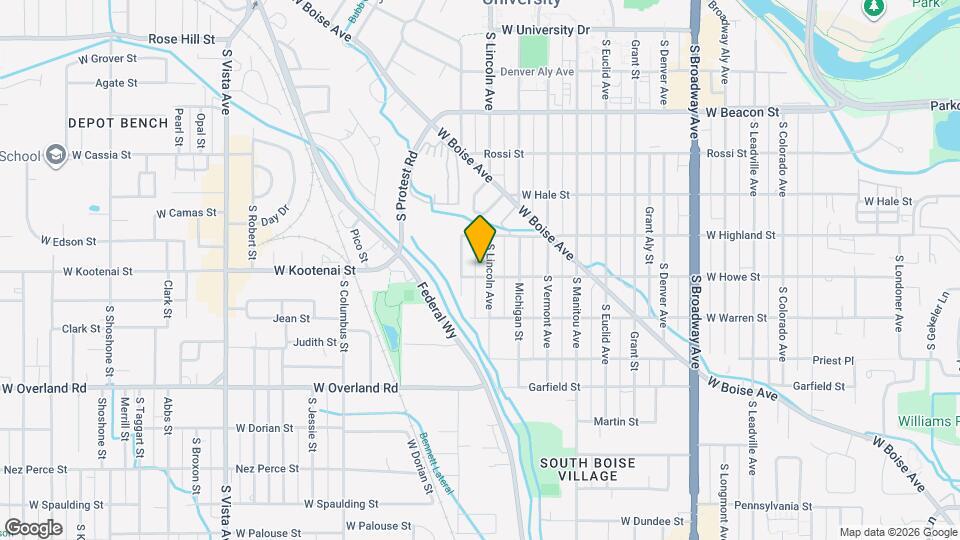 1720 W Howe St Mapa y Detalles de la Ubicación