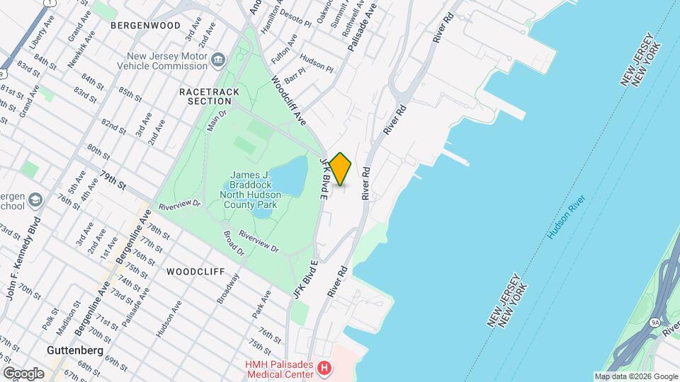 8600 Boulevard East, Unit 5F Map and Location Details