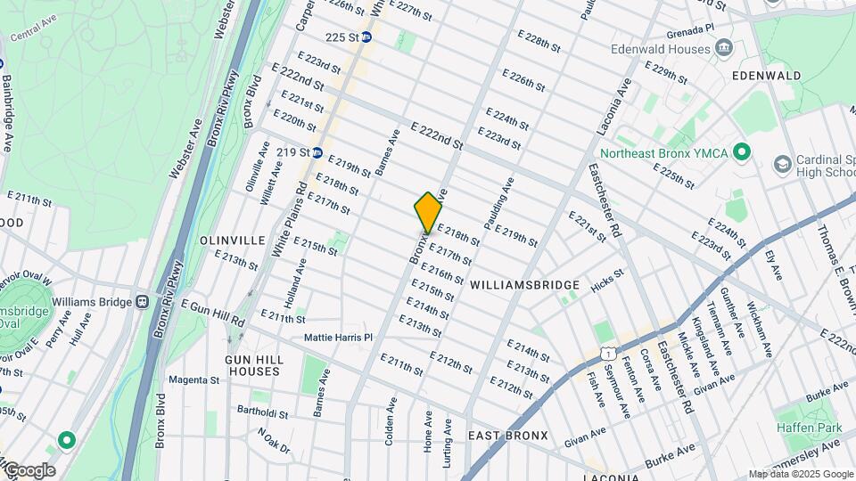 3724-3728 Bronxwood Mapa y Detalles de la Ubicación